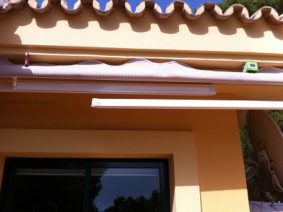 Toldo Brazos Articulados Cruce Brazos Articulados Cruce
